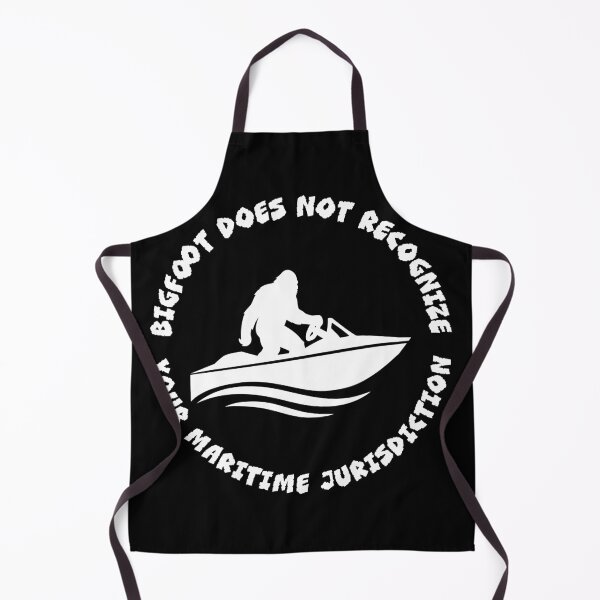 Item preview, Bigfoot Does Not Recognize Your Maritime Jurisdiction – Sovereign Sasquatch Sticker designed and sold by Hearth and Rook.
