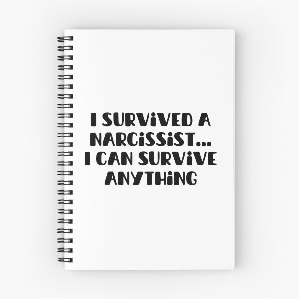 Item preview, I Survived A Narcissist... I Can Survive Anything - Narcissist Survivor Quote Sticker designed and sold by brodidudie.