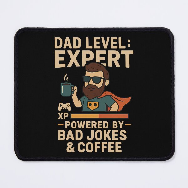 Item preview, Dad Level Expert Funny Coffee Saying designed and sold by meshhead.