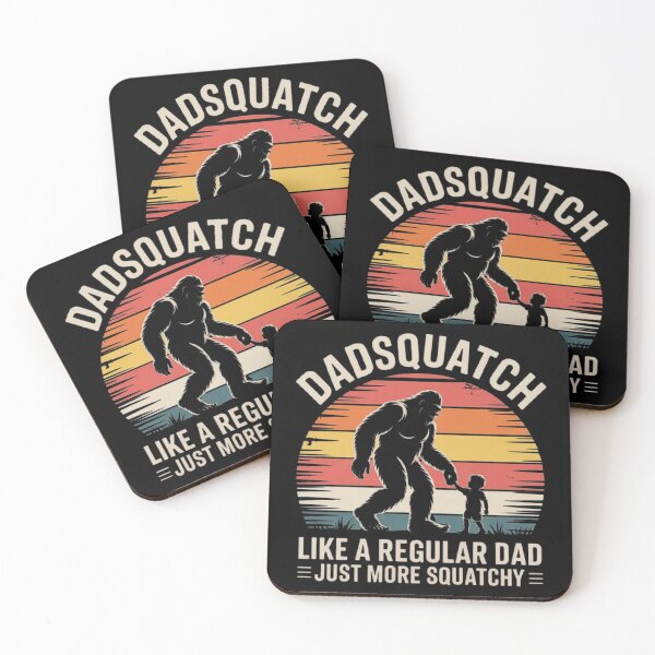 Item preview, Funny Dad Sasquatch Design for Father’s Day – Retro Bigfoot Holding Kid Artwork designed and sold by love3617.