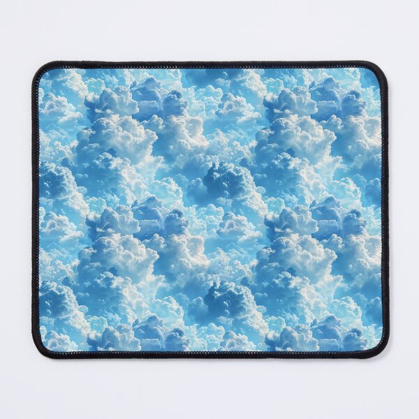 Item preview, Fluffy White and Blue Clouds in a Bright Sky designed and sold by NTGUILTY.