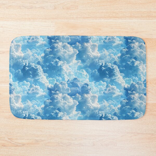 Item preview, Fluffy White and Blue Clouds in a Bright Sky designed and sold by NTGUILTY.