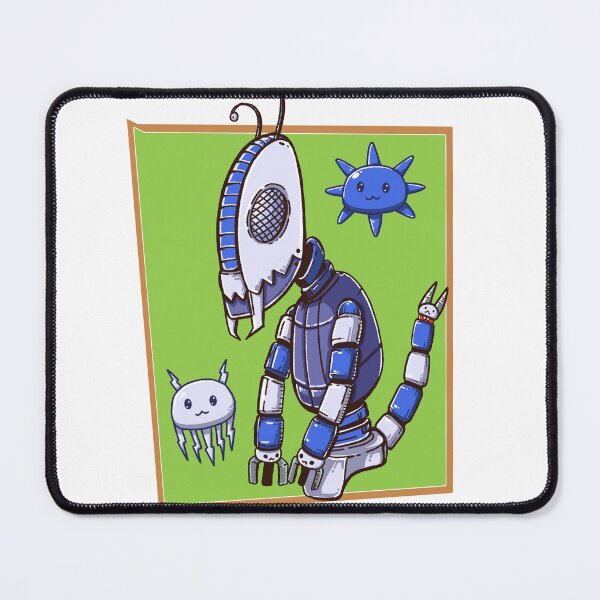 Item preview, Futuristic Robot Surrounded by Floating Cute Science Fiction Characters designed and sold by ELF11design.