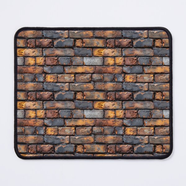 Item preview, Distressed Rustic Brick Wall with Multi-Colored Bricks designed and sold by NTGUILTY.