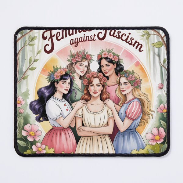 Item preview, Five Femmes Against Fascism designed and sold by Kristy's Charmed Arts.