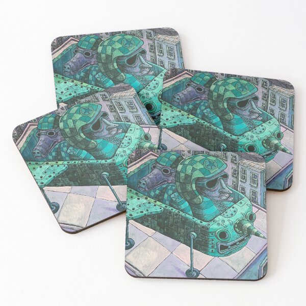 Item preview, "Patrol on the Rooftop – Surreal Machine Pilots" designed and sold by tikimora.