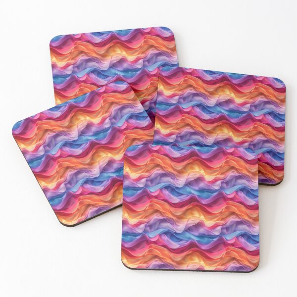 Item preview, Abstract Flowing Fabric in Vibrant Gradients designed and sold by NTGUILTY.