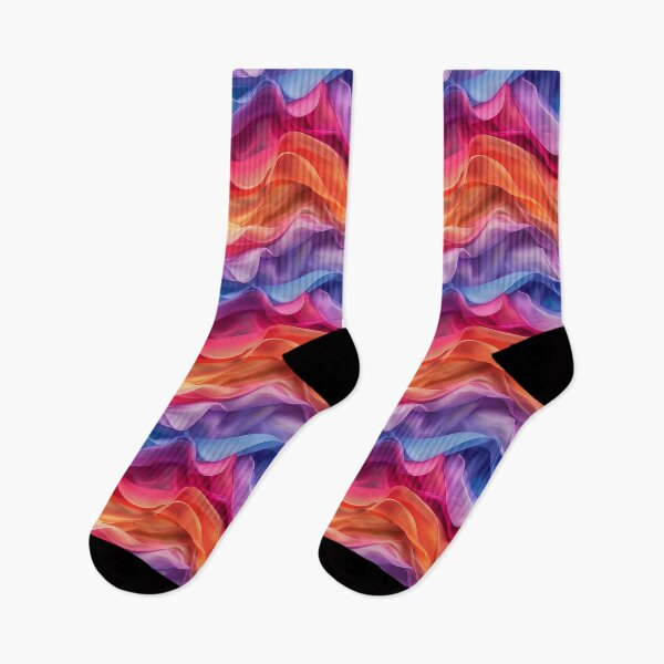 Item preview, Abstract Flowing Fabric in Vibrant Gradients designed and sold by NTGUILTY.
