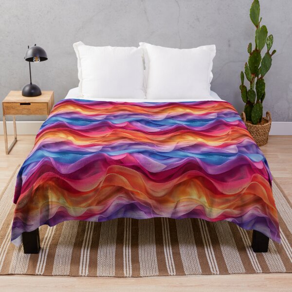 Item preview, Abstract Flowing Fabric in Vibrant Gradients designed and sold by NTGUILTY.