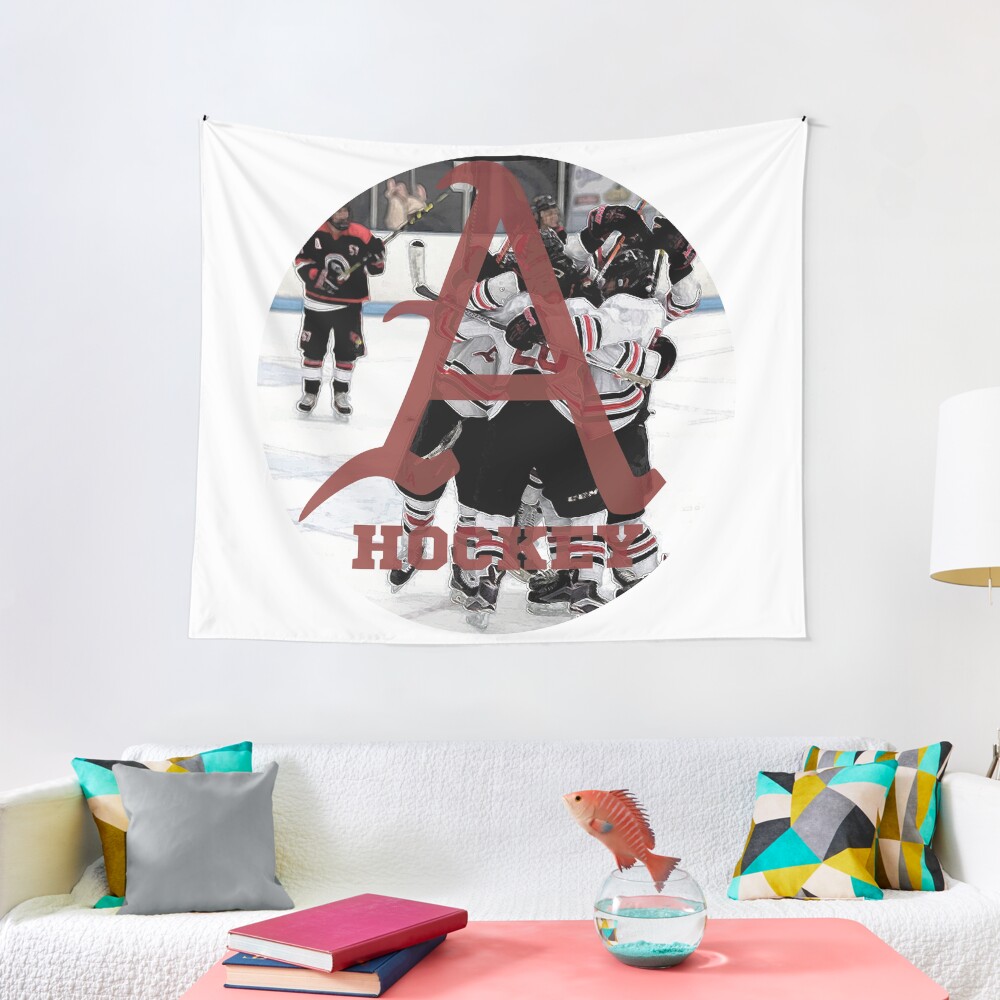 "Arkansas Hockey" Tapestry for Sale by danibreann Redbubble