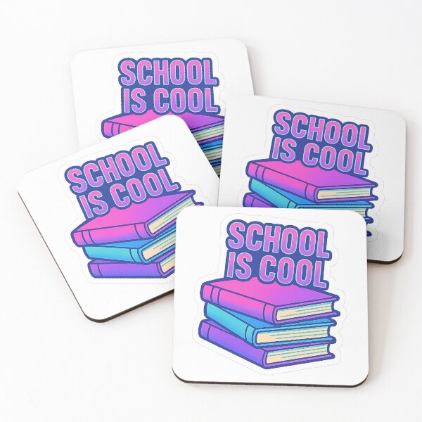 Item preview, School is Cool designed and sold by Throwback Trends.