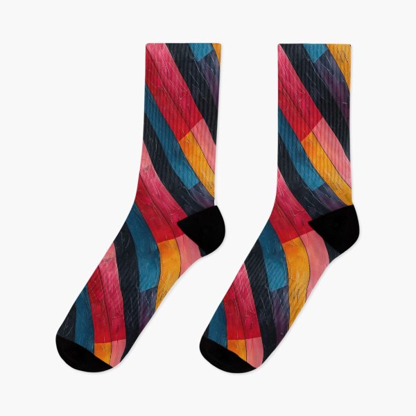 Item preview, Painted Diagonal Stripes in Vibrant Colors designed and sold by NTGUILTY.