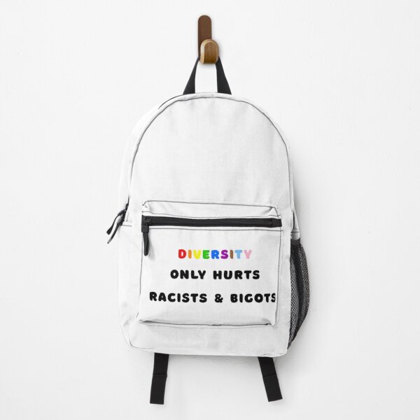 Item preview, Diversity Only Hurts Racists & Bigots (Light Mode) designed and sold by MD-Propaganda.