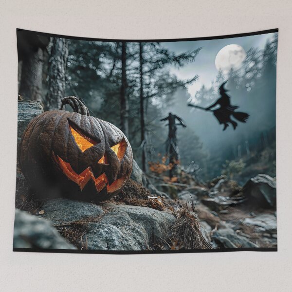 Item preview, Eerie Halloween Evening in the Forest designed and sold by jecphotography and art.