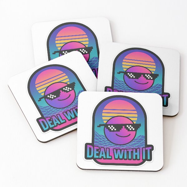 Item preview, Deal With It - Retro designed and sold by Throwback Trends.