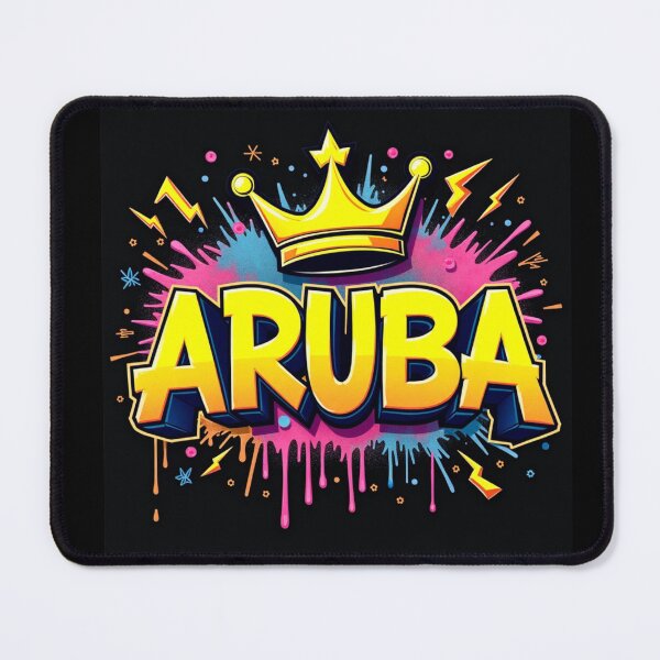 Item preview, Aruba pop art sticker designed and sold by seahorse crossing.