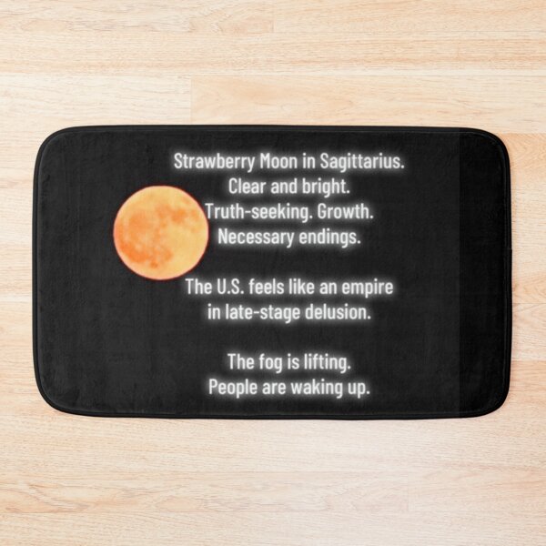 Item preview, Strawberry Moon in Sagittarius – Truth, Growth, and Endings designed and sold by aadventures.