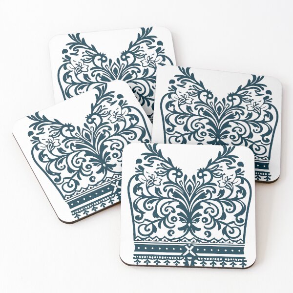 Item preview, Floral Lace Trim Pattern – Vintage Victorian Embroidery Design designed and sold by MAGICKEY2024.