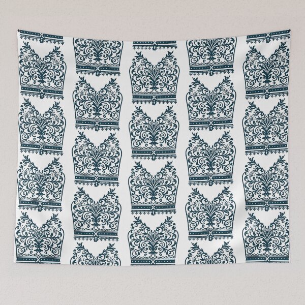 Item preview, Floral Lace Trim Pattern – Vintage Victorian Embroidery Design designed and sold by MAGICKEY2024.