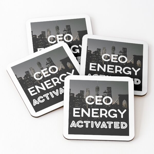 Item preview, CEO Energy Activated – Boss Mindset Quote designed and sold by CeeJayesDesigns.