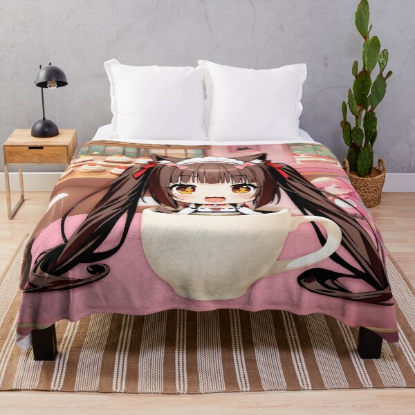 Item preview, Chibi Chocola inside a cup of coffee. Kawaii Cat Girl. designed and sold by MikaseSan.