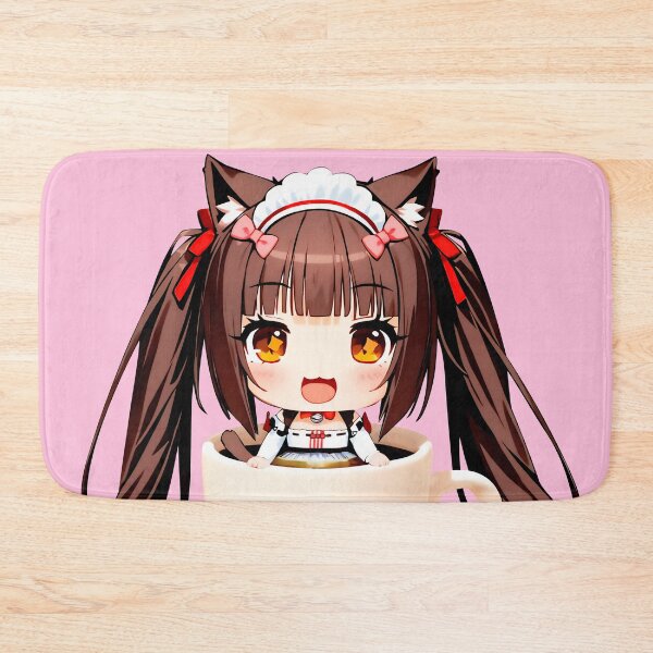 Item preview, Chibi Chocola inside a cup of coffee. Kawaii Cat Girl. designed and sold by MikaseSan.