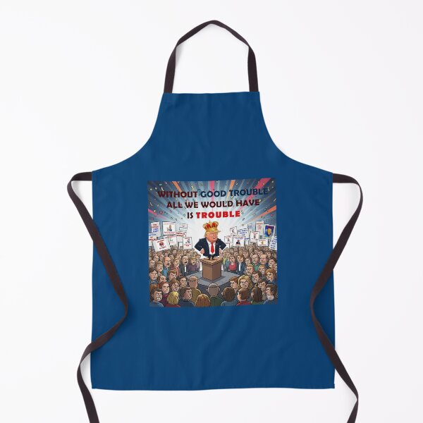 Item preview, Without Good Trouble John Lewis Protest Flair designed and sold by ProtestThreads.