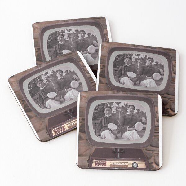 Item preview, Vintage Television Set with twin Navy Sailors on the Screen designed and sold by matthewbam.