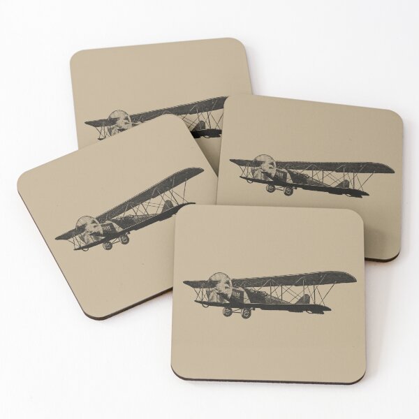 Item preview, Vintage World War Plane Illustration 4 designed and sold by AntiqueDreaming.