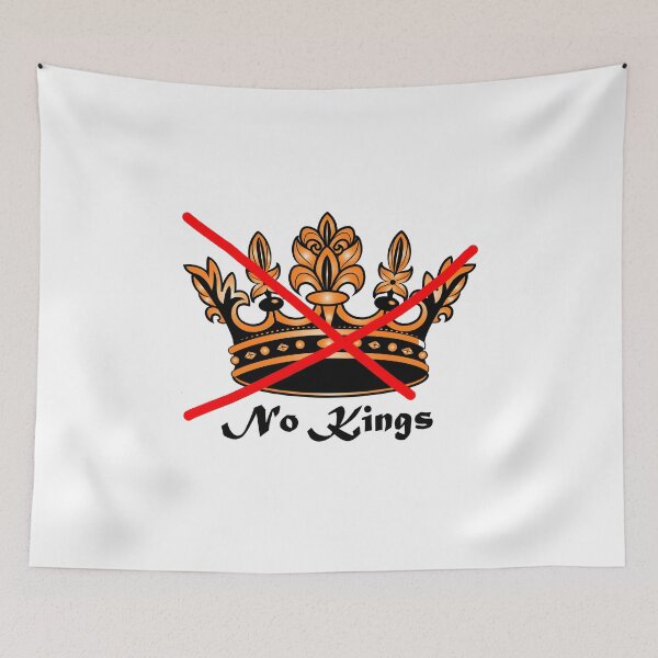 Item preview, NO Kings Protest  designed and sold by Sophie's Shop.