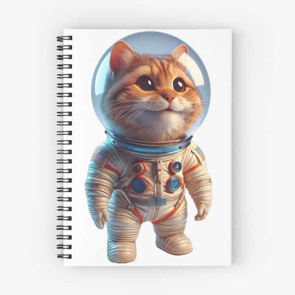 Aperçu de l'œuvre Chat astronaute créée et vendue par The Art of SupaFloof Games.