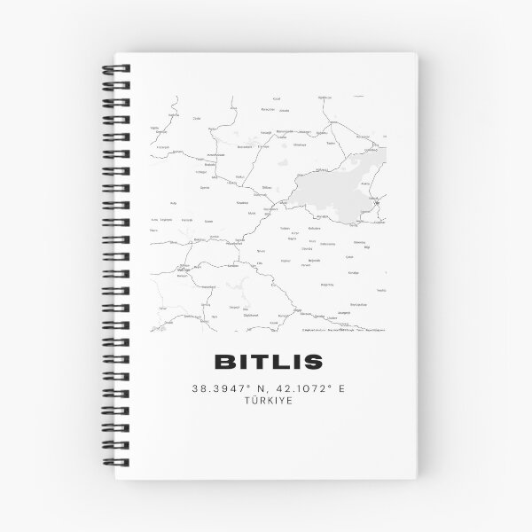 Item preview, Minimalist Bitlis Map – Modern Black & White Anatolia Poster designed and sold by RM-Journey.