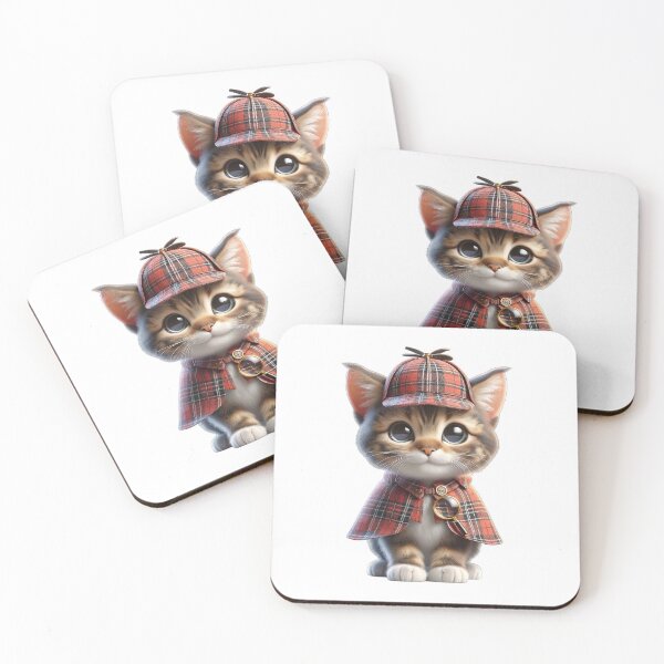 Item preview, Detective Cat designed and sold by The Art of SupaFloof Games.