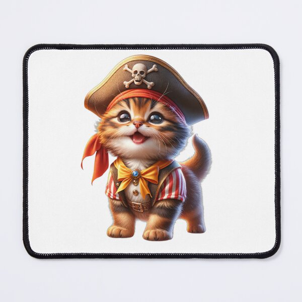 Aperçu de l'œuvre Chat pirate créée et vendue par The Art of SupaFloof Games.