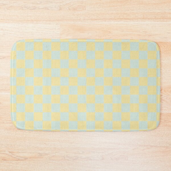 Item preview, Butter yellow and pistachio gelato checkerboard designed and sold by Karf  ..