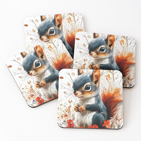 Item preview, Cute Autumn Squirrel – Woodland Whimsy Vibes designed and sold by Taans-Creation.