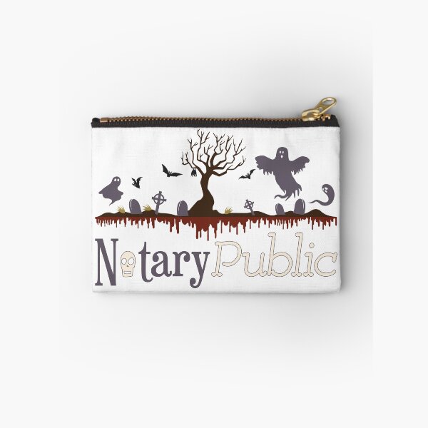 Item preview, Notary Public Halloween Graveyard – Spooky Ghost & Skull Design designed and sold by NotaryLife.