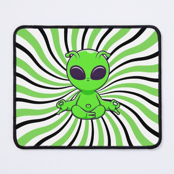 Item preview, Meditating Alien Friend designed and sold by vibrantvibes-co.