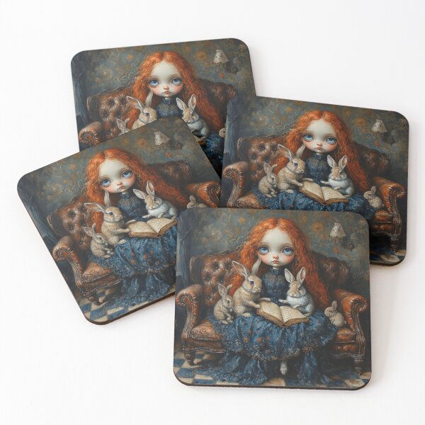 Item preview, Reading a Book With Rabbits designed and sold by TheDarkWardrobe.