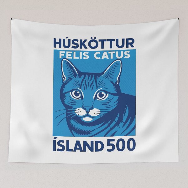 Item preview,  Iceland Domestic Cat Postage Stamp designed and sold by retrographics.