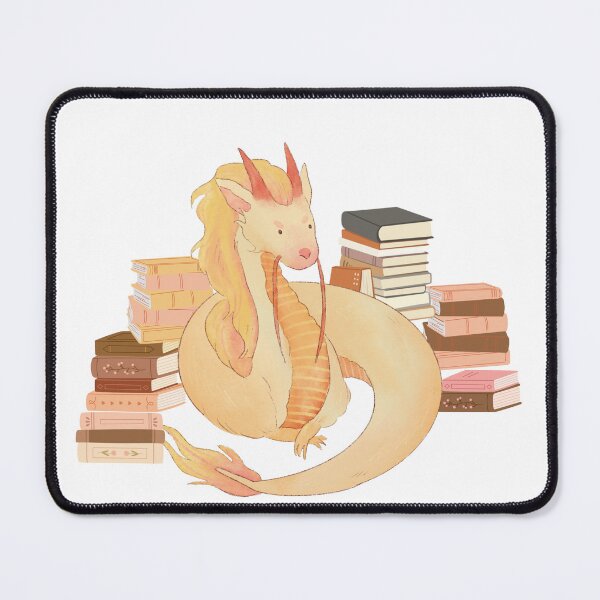 Item preview, cute dragon hoarding books designed and sold by clarouve .