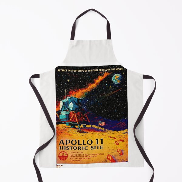 Item preview, Apollo 11 historic site vintage poster Variation#1 designed and sold by Helios Be. Lavsh.
