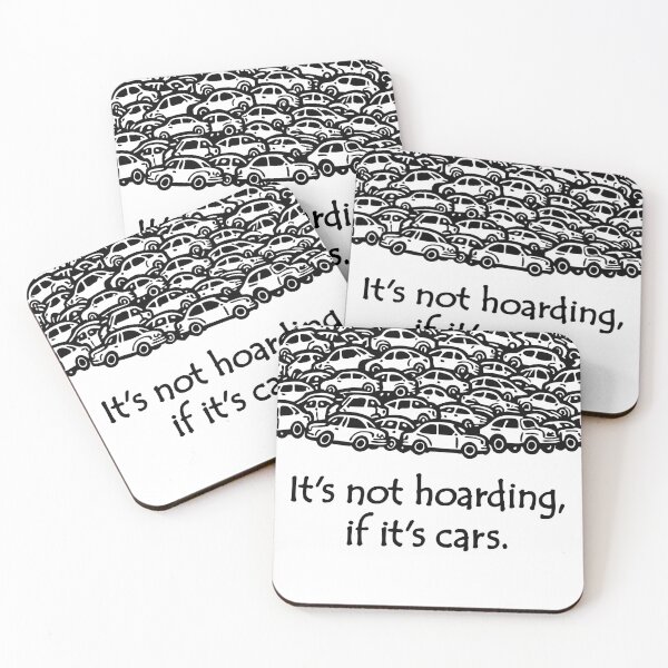 Item preview, It’s Not Hoarding If It’s Cars – Funny Junkyard Car Collector Design designed and sold by Automotive Art by Greg.