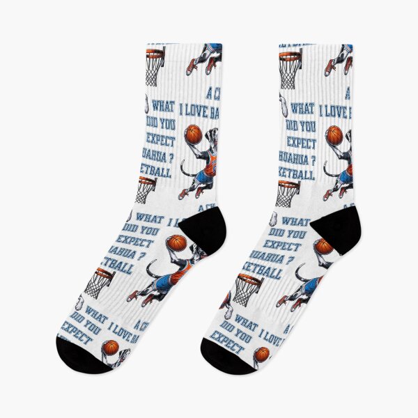 Item preview, I love basketball what did you expect a chihuahua? designed and sold by BritishDelights.
