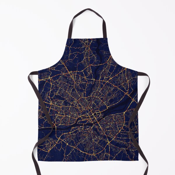 Item preview, Nantes, France Map - City At Night designed and sold by deMAP.
