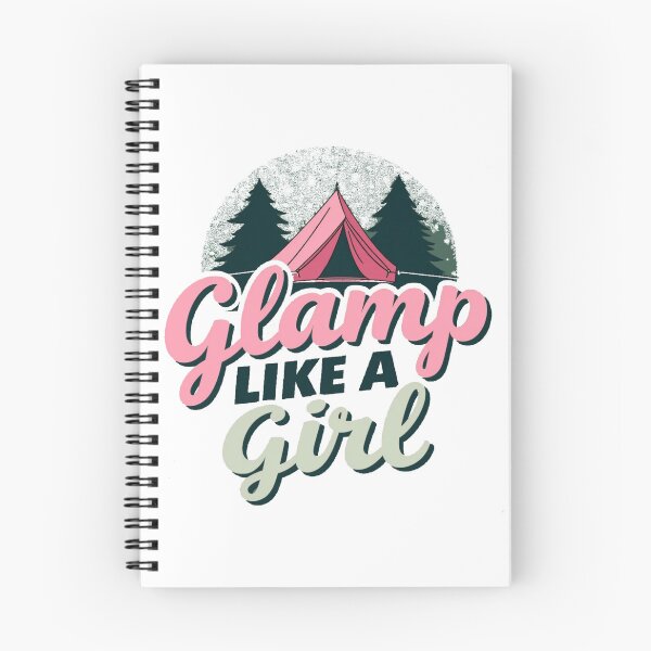 Item preview, Glamp Like A Girl Fun Camping Design designed and sold by Junkie-Worx.