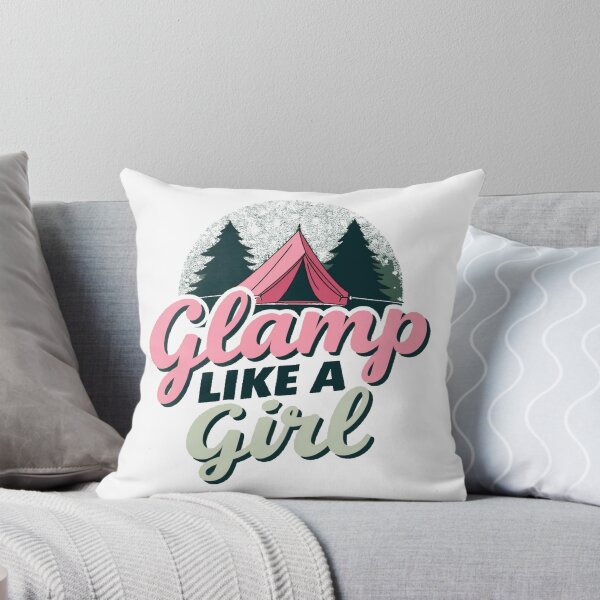 Item preview, Glamp Like A Girl Fun Camping Design designed and sold by Junkie-Worx.