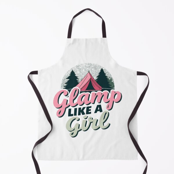 Item preview, Glamp Like A Girl Fun Camping Design designed and sold by Junkie-Worx.