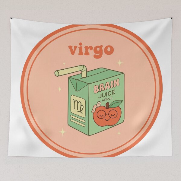 Item preview, Virgo Zodiac Brain Juice Art - Circle  designed and sold by Biddakate.