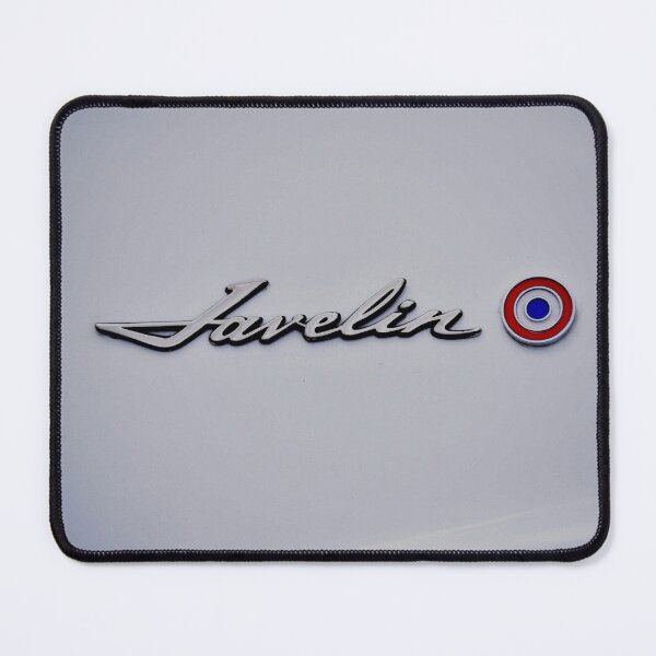 Item preview, AMC Javelin Race Car Emblem – Silver Javelin Close Up designed and sold by aadventures.